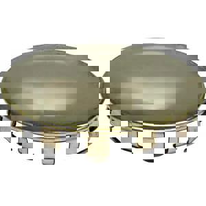 1-1/2 SNAP IN HOLE CVR SS